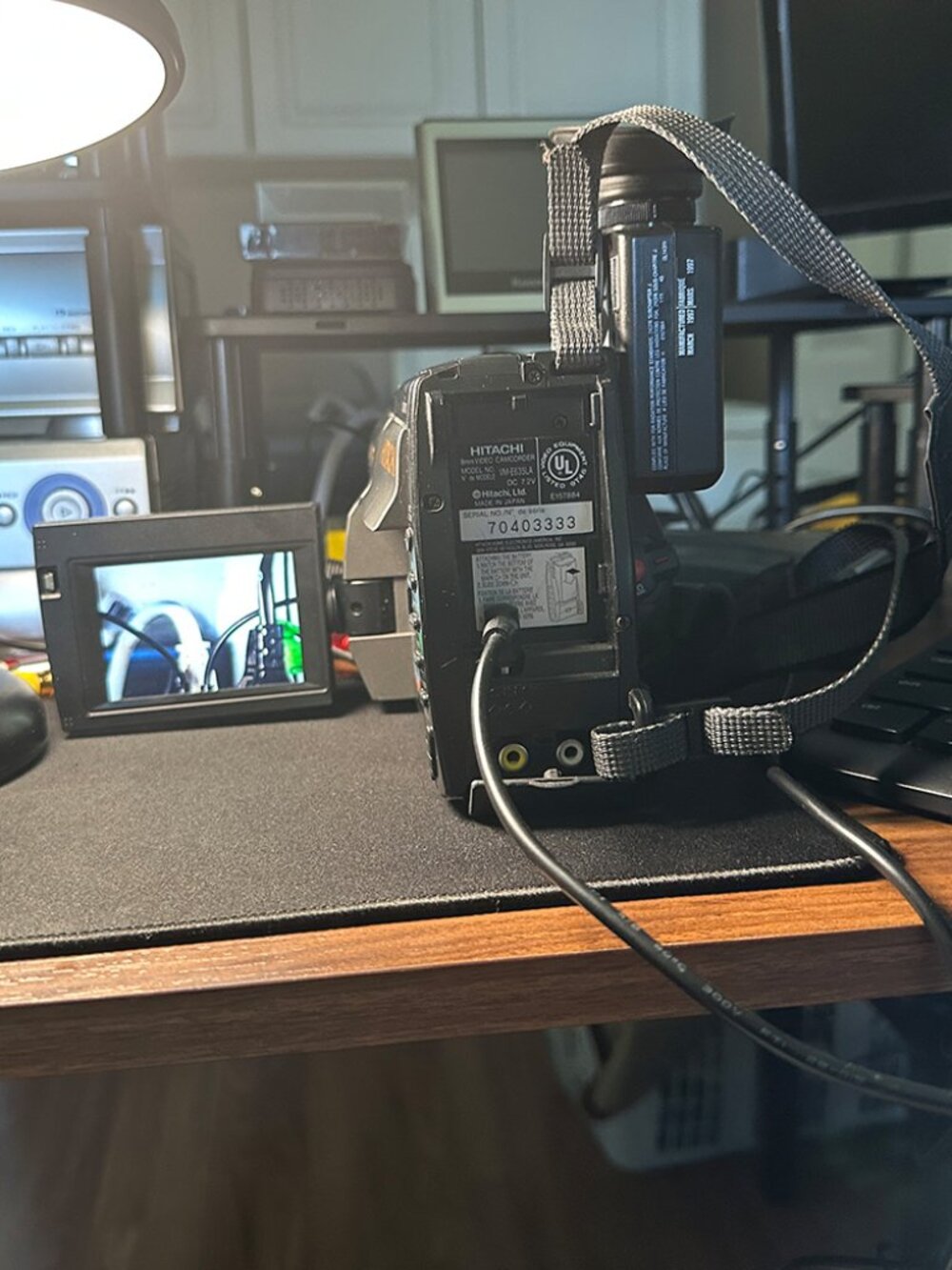 Hitachi VM-E635LA NTSC 8mm Camcorder - Tested and Working